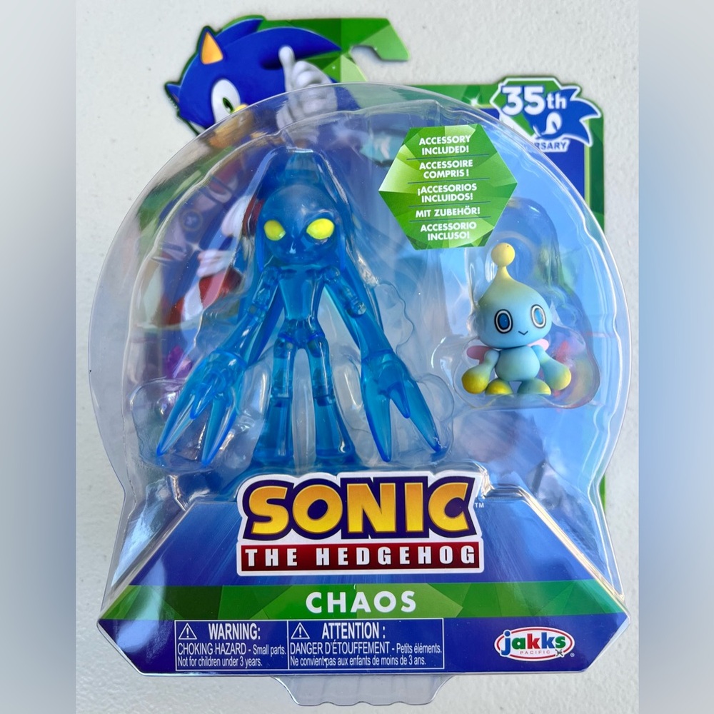 Sonic The Hedgehog 35th Anniversary Chaos Action Figure New Sealed